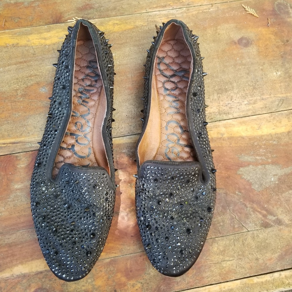 Sam Edelman studded black loafers-size 9.5